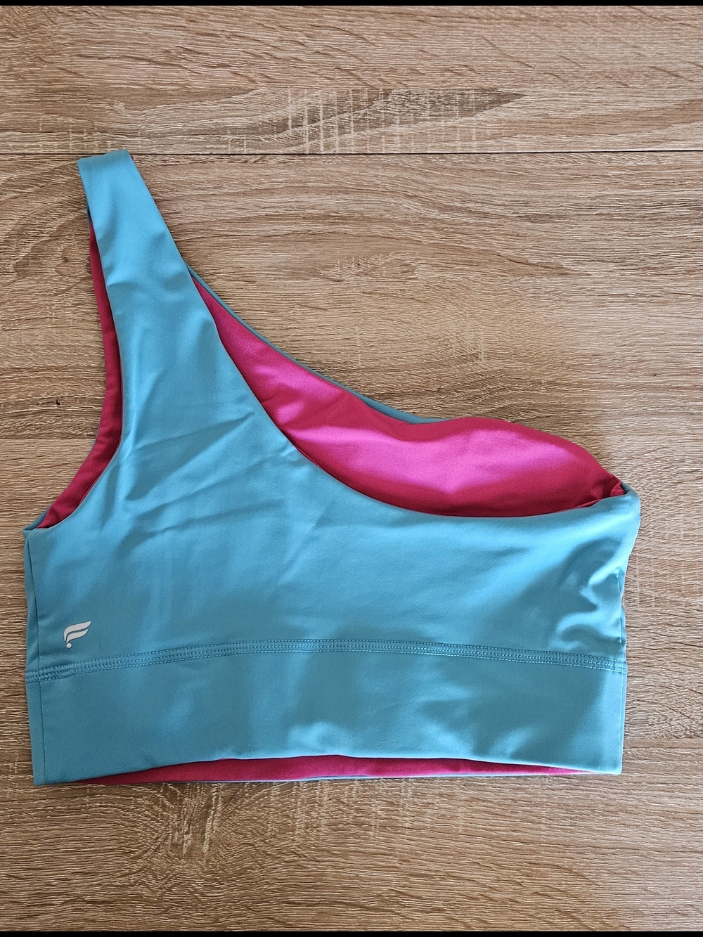 Fabletics Reversible One-Shoulder Sports Bra - Small/Medium